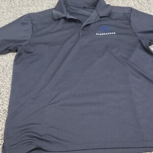 Dark Gray Polo Shirt with Logo